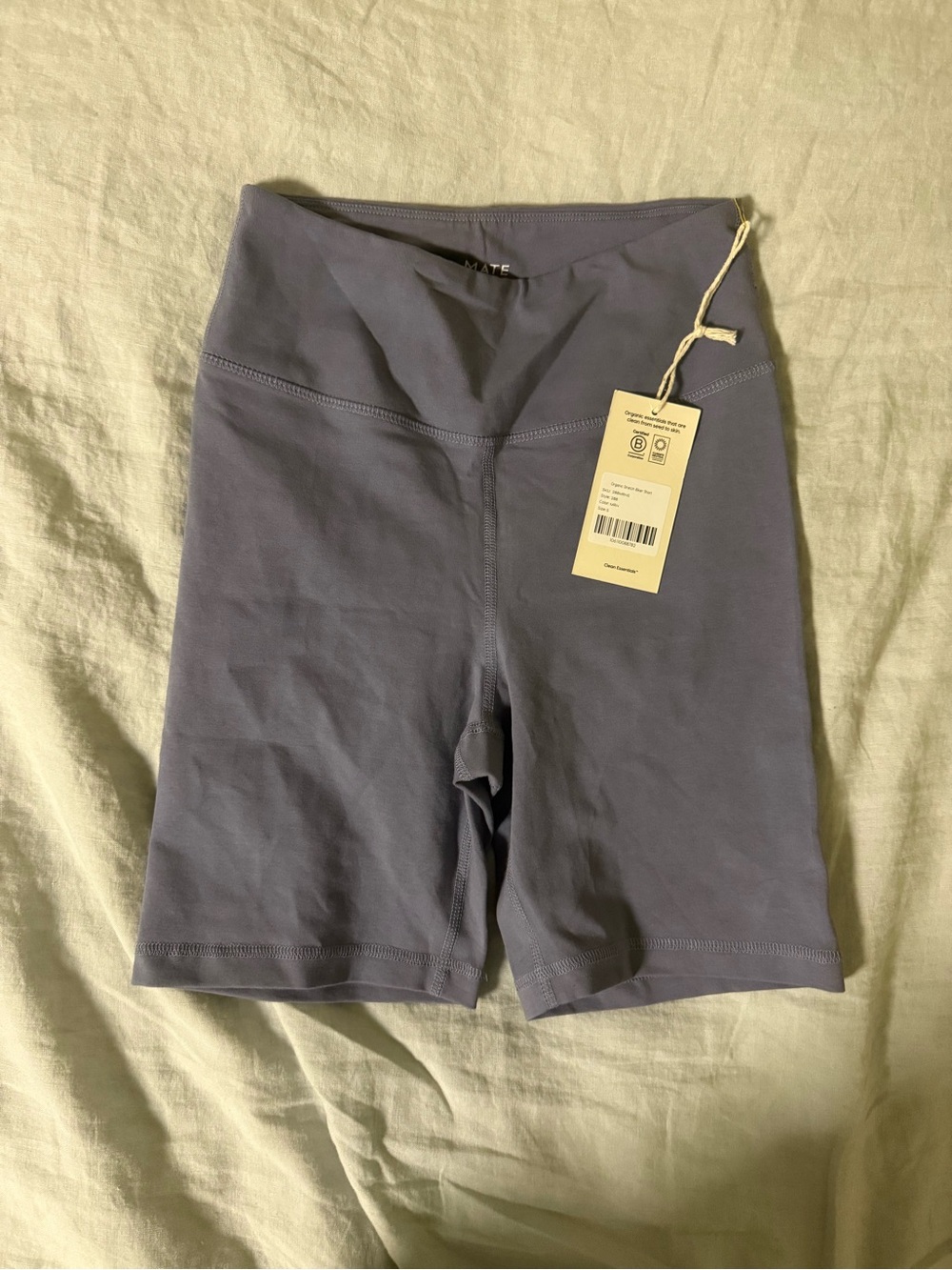 Mate the label organic stretch biker short